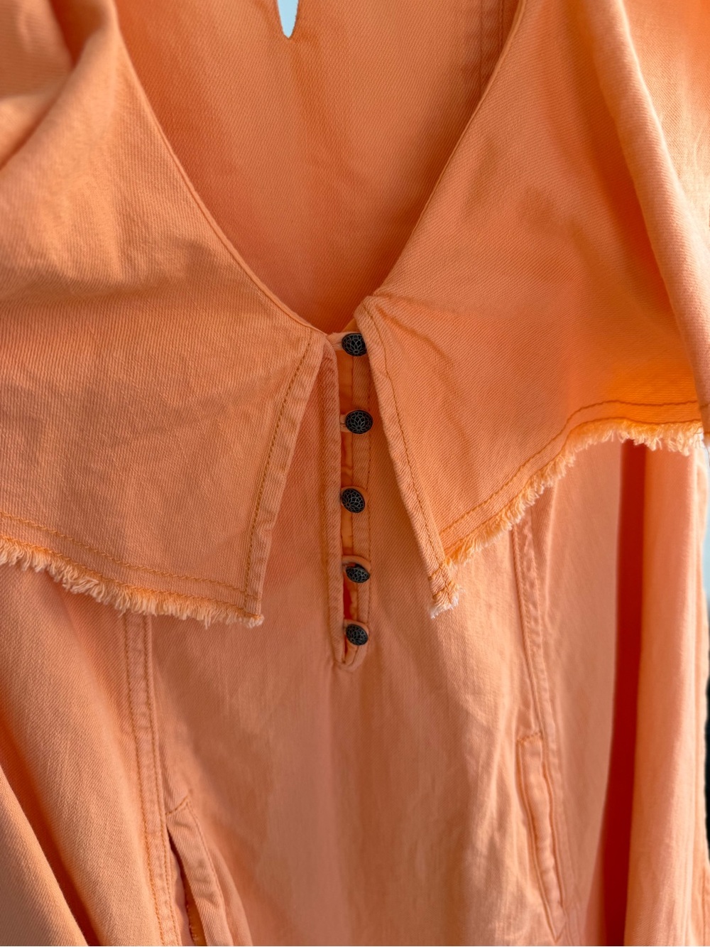 Pilcro Ruffle V-Neck Shift Dress - Picture 6 of 8